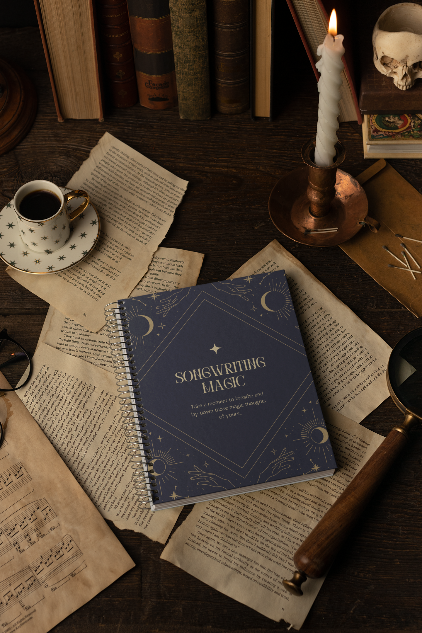 Songwriting Magic - 8.5" x 11" - Notebook